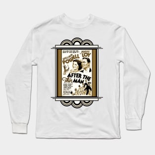 After The Thin Man (Sepia) Long Sleeve T-Shirt